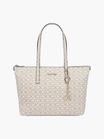 Calvin Klein Táskák & Kiegészítők HU910217 | Calvin Klein Bőr Női Tote Táska Bézs
